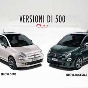Star e Rockstar: le nuove Fiat 500