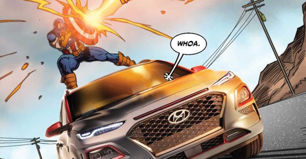La vettura diventa protagonista di una graphic novel dedicata ai supereroi di Stan Lee, una versione speciale della Kona, la Iron Man Edition