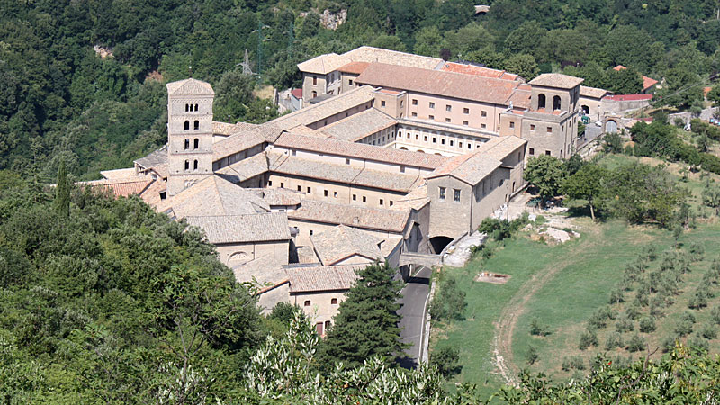Monastero di Santa Scolastica a Subiaco, fondato nel 520 d.C. 