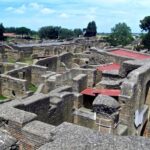 Veduta dall'alto di Ostia antica