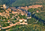 Veduta dall'alto del Borgo di Sermoneta